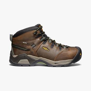 KEEN Detroit XT Waterproof - Hnede Pracovne Cizmy Panske, K0237SK